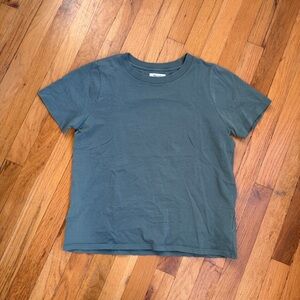 Madewell green tshirt